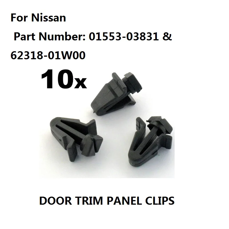 10xWHEEL Interior ARCH Trim Panel Carpet Clips Rivet For BMW E36 E34 E39 E46 E38