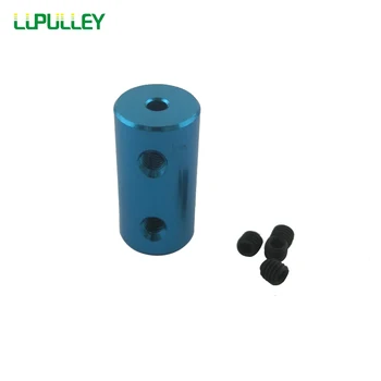 

LUPULLEY 2PCS 2/3/3.175/4/5/6mm Hole bore Aluminum Alloy Blue Shaft Motor Coupling Coupler Length 20mm Hobby Hand Drill Tool