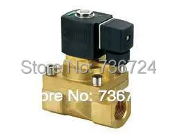 

3/4" Electric solenoid valve Water Air N/C 12V 24V 110V 220V brass part copper coil