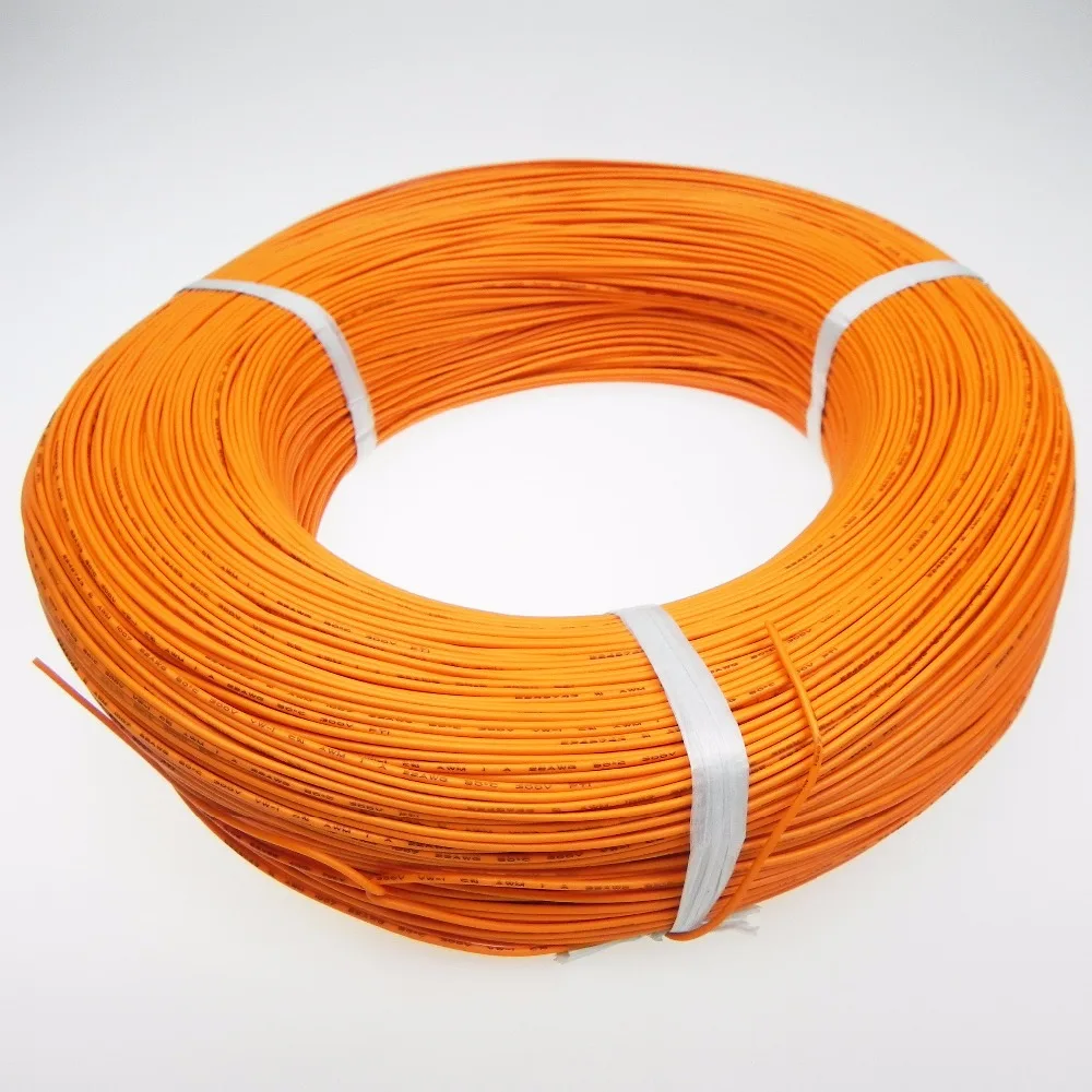 UL1007 22AWG 26 0.25 2.5mm electrical cable wires PVC Insulated tinned copper electronic wire O  6