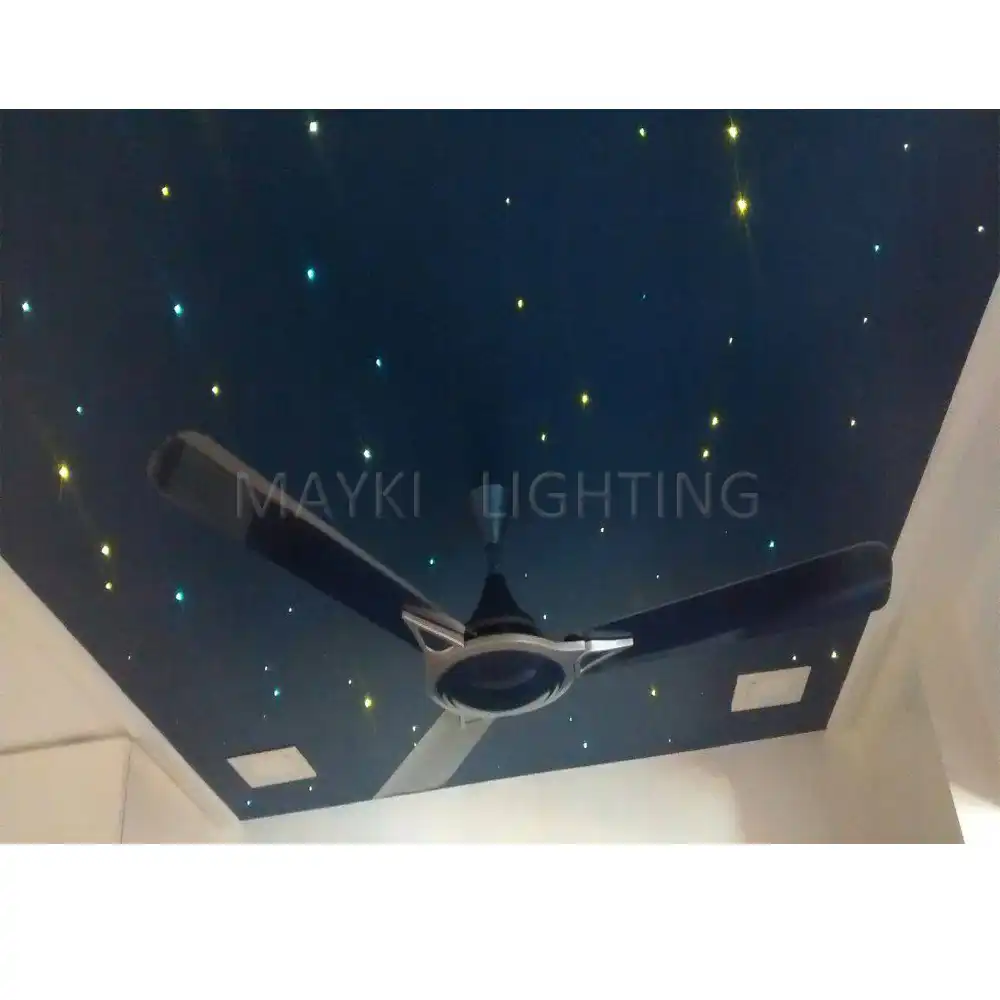 Maykit 5w Fiber Optic Ceiling Light Engine Synchro Motors Cree Chip Dmx Rf Remote Controller Star Ceilings Floors Starry Walls