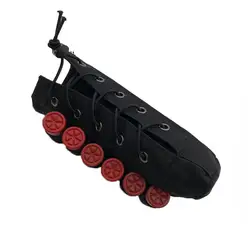 Военные регулируемый кожаный Пуля для хранения картриджей патроны держатель охота мешок аксессуары сумка рукой пушка основа сумки