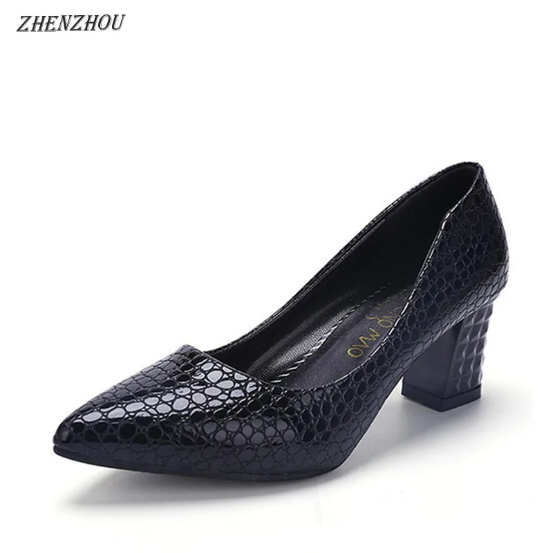 

free shipping 2018 autumn women Pumps fashion trend leadership cusp High heel shoes The shallow mouth Professional shoes