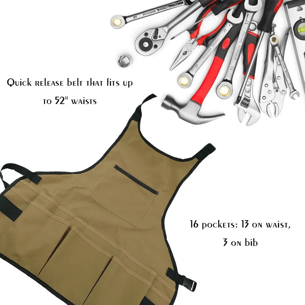

Professional Convenient Technicians Big Size Apron with Small Pocket Practical Tool Bags belt tool pouch organizer