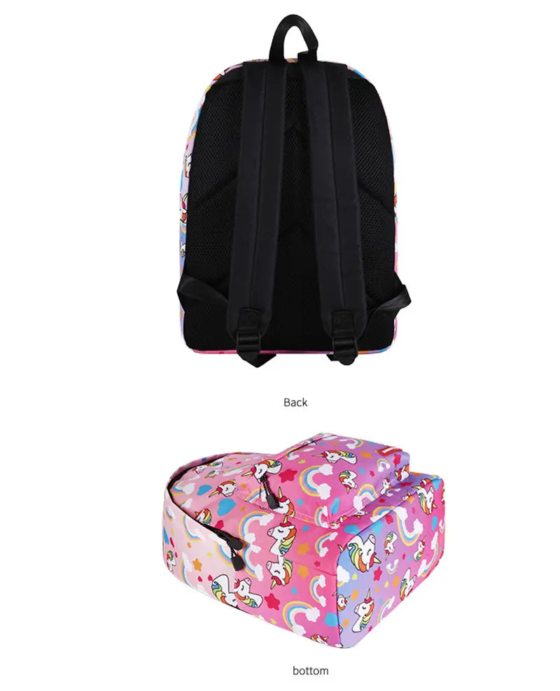 Рюкзак с единорогом, женская модная сумка с единорогом, школьные сумки для девочек-подростков, дорожная сумка для женщин, женский рюкзак Mochila