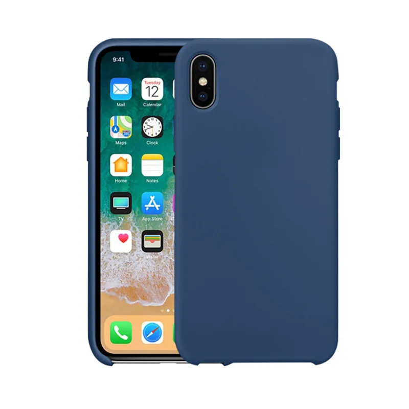 2018 New Liquid Silicone Phone Case For Iphone X Cover