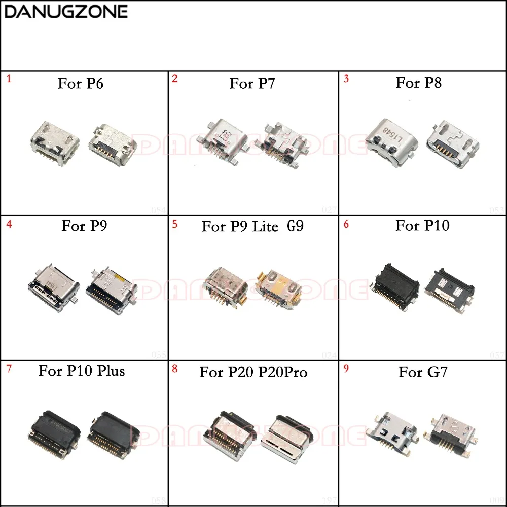 2 шт. USB-разъем для зарядки, разъем для зарядки для Huawei P8 P9 G9 Lite P6 P7 P10 Plus P20 Pro G7 Nova 2 2S 3 3E Honor 10 V10 2 шт. USB-разъем для зарядки, разъем для зарядки для Huawei P8 P9 G9 Lite P6 P7 P10 Plus P20 Pro G7 Nova 2 2S 3 3E Honor 10 V10