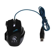 Reliable 5 million cycle 3200DPI LED Optical 5 Button USB Wired Gaming Mouse For PC Laptop Game