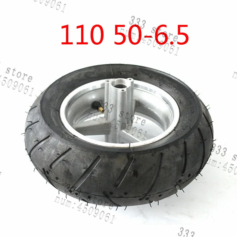 110/50 6.5 tire rear Wheel rims Hub for pocket bike 47cc 49cc 2 stroke