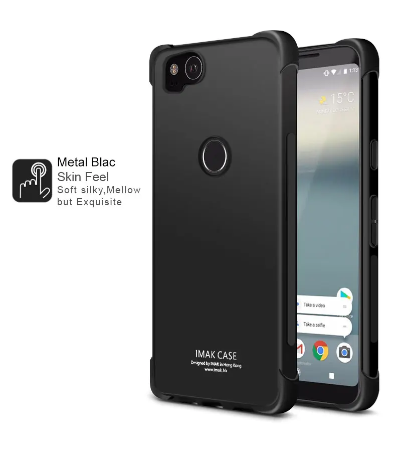 Чехол для Google Pixel 2/для Pixel 2 XL/для Pixel XL2 чехол Imak TPU силиконовый чехол задняя крышка+ защита экрана