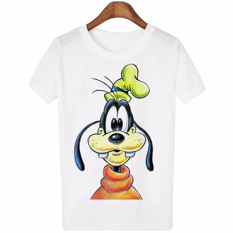 

New Summer Women Lovely Cartoon Dog Printing O-Neck Casual Short Sleeve Shirt T-shirt Woman Tee Tops Casual Female T-shirts