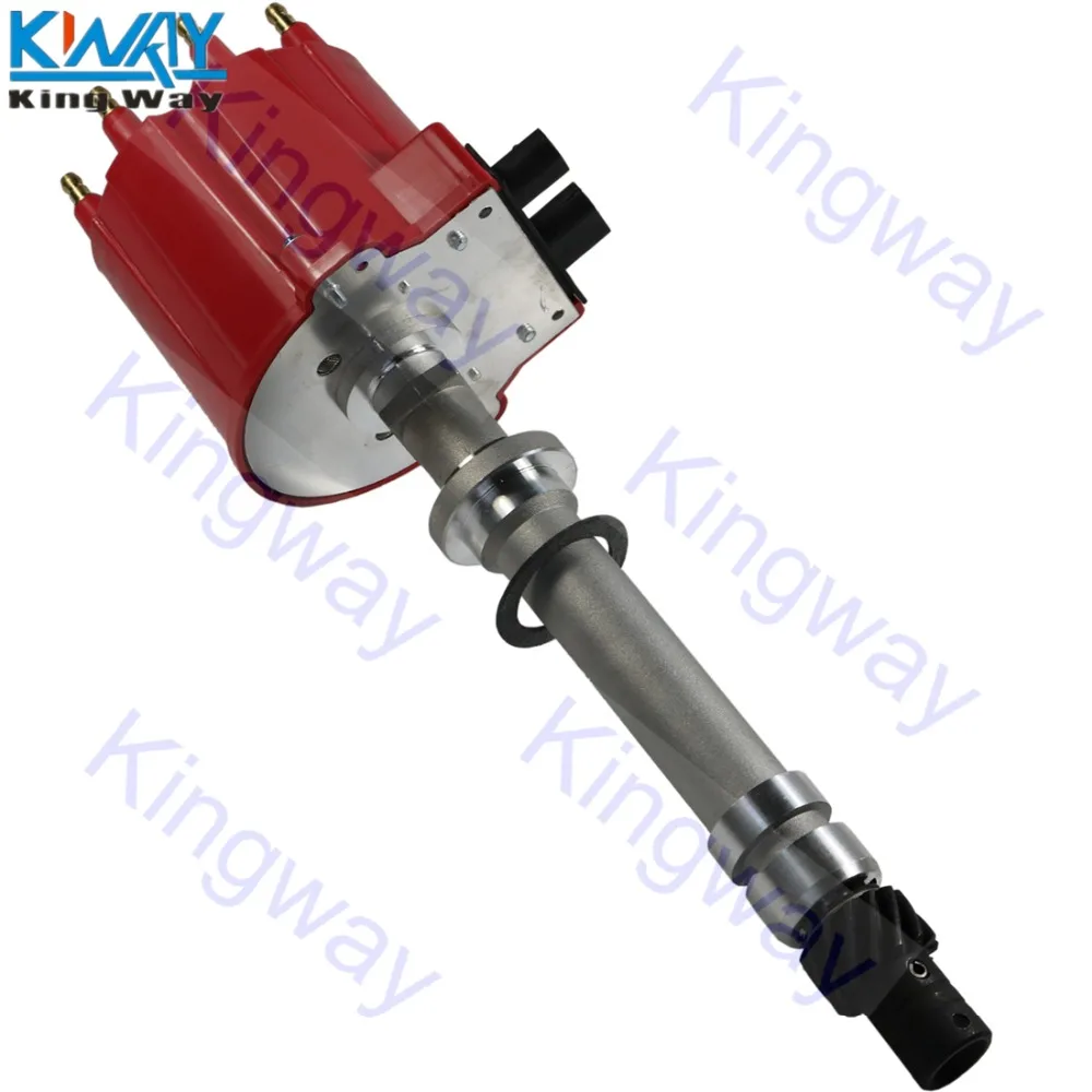 Бесплатная доставка распределитель зажигания King Way Red Cap HEI 1103952 для 87 95 Chevrolet Pontiac GMC