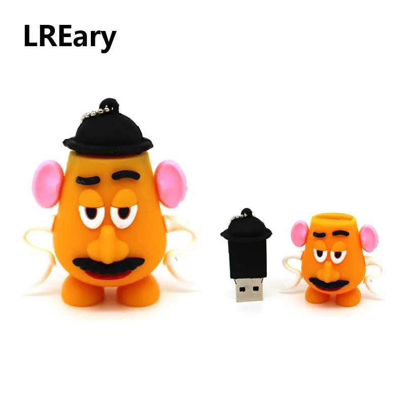 Серия игрушек Mr& Mrs potato head флэш-накопитель usb мини-компьютер в подарок карта памяти 4 ГБ 8 ГБ 16 ГБ 32 ГБ