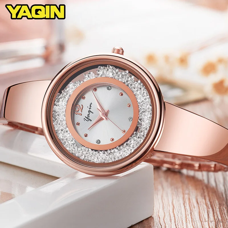 YAQIN Брендовые женские часы кварцевые модные Relogio Feminino Montre relogio feminino Mujer|mujer| |