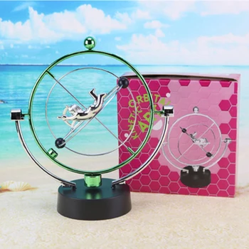 

Color Perpetual Instrument Creative Physics Science Rotating Earth Perpetual Instrument Home Decoration Craft Children Toy Gifts