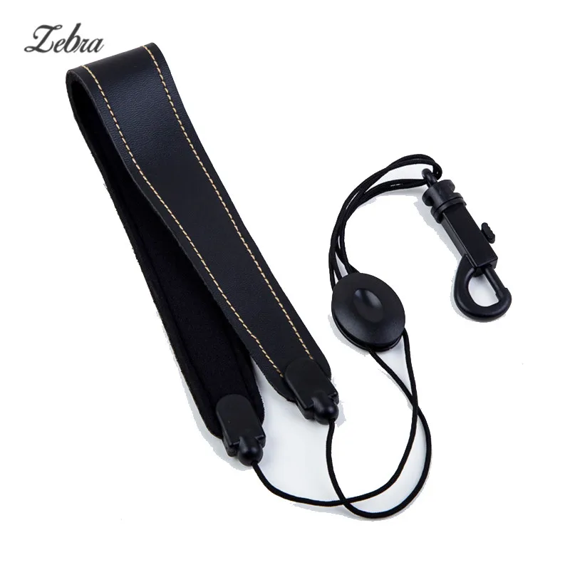 

Zebra Black Saxophone Leather Strap For Mid-range Soprano Saxophone Comfortable Strap Protection Neckband Lightweight Portable