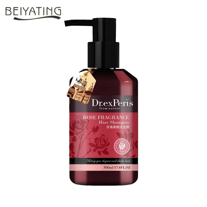 Rose Fragrance Hair Shampoo Refreshing Oil Control Moisturizing Anti