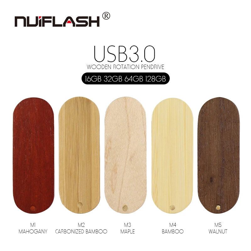 Nuiflash деревянный карту флэш-памяти с интерфейсом usb 3,0 дерево флешки 8 GB 16 GB 32 GB свадебные подарки usb flash 64 GB drive флешки Memory stick