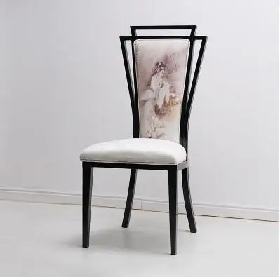 Простой современный обеденный стул чайный магазин столы и стулья модный задний пластиковый домашний табурет Досуг журнальный магазин стол стул