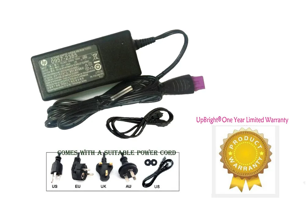 UpBright New Genuine OEM Original 22V AC / DC Adapter For Hp Deskjet