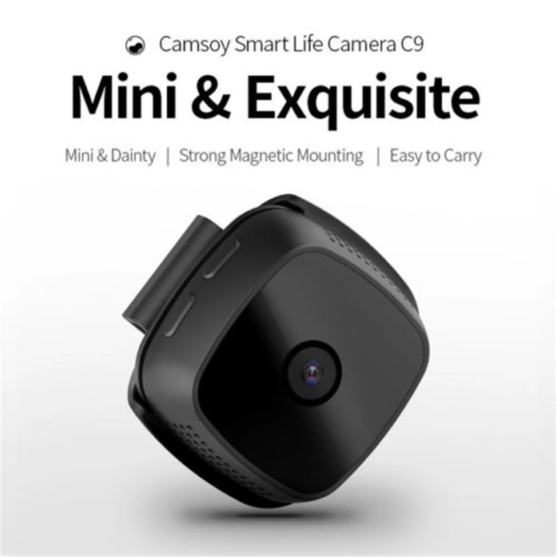 WIFI Mini Camera IP With Motion Sensor 720P Mini Camera Wifi HD Night Vision For Iphone Android Video Security Magnetic Clip Cam
