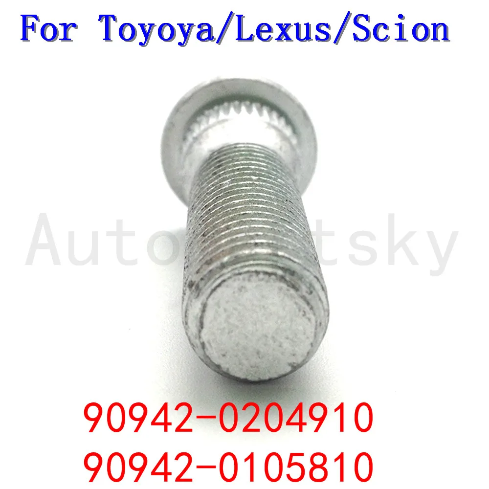 90942-02049+ 90942-01058 гайка и колесные серьги-гвоздики для TOYOTA 4runner SCION tC для LEXUS GX460 9094202049 9094201058