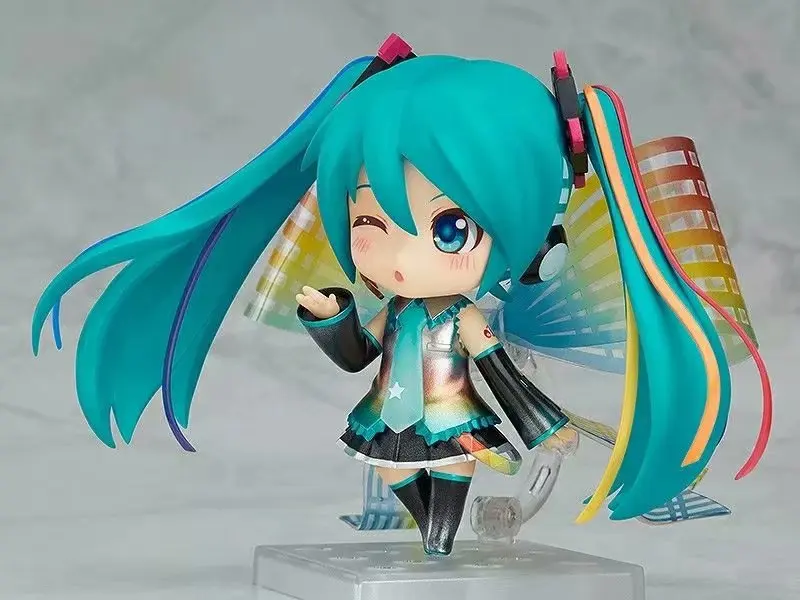 

Japanese Girl Anime Hatsune Miku Nendoroid Miku 831# Tenth Anniversary commemorate ver. PVC action figure collection model toy