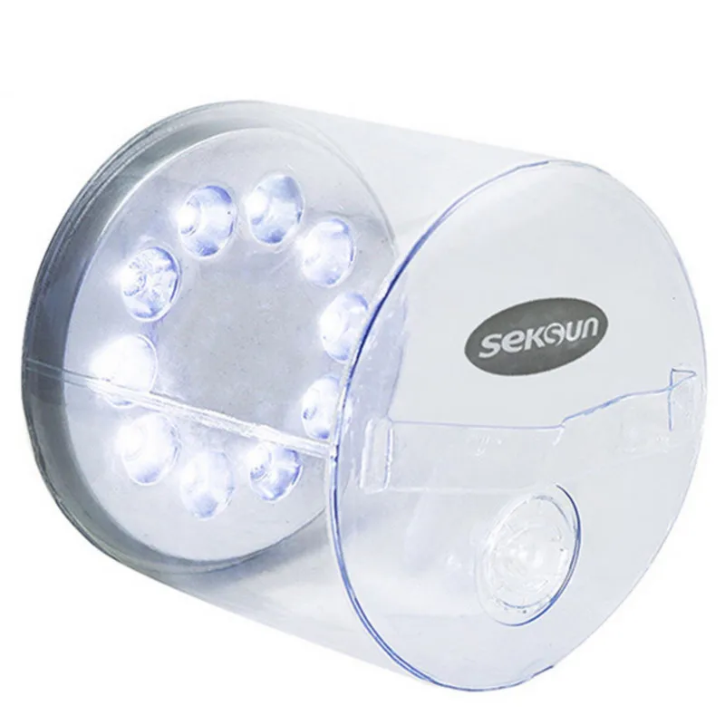 Solar Energy White Gas Filled Light LED Lamp Folding Inflatable