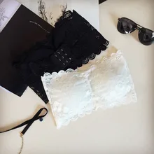 Все-в-одном короткие базовые собранные девушки нескользящее нижнее белье кружева грудь протирать нагрудный пояс назад сердце женский