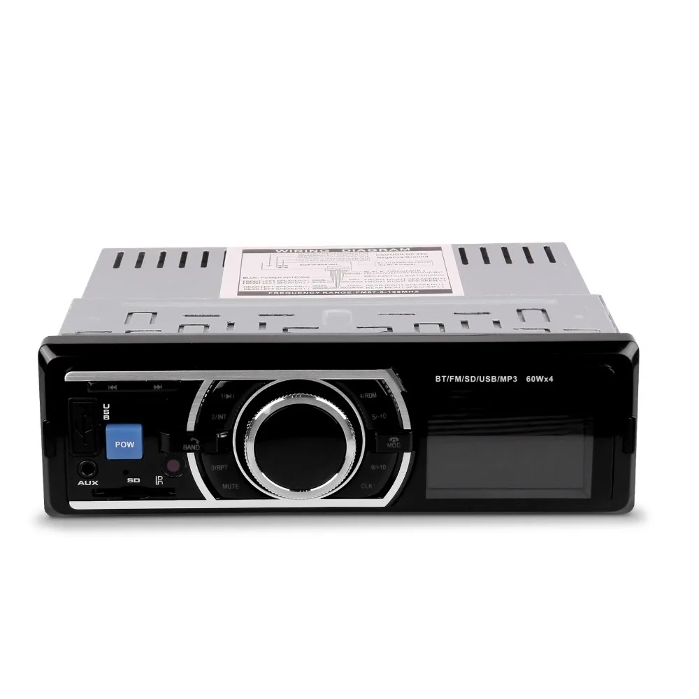 DC 12 В Bluetooth стерео аудио MP3-плееры 60 Вт* 4 fm Радио AUX Вход приемник автомобиля Handsfree SD USB с дистанционным