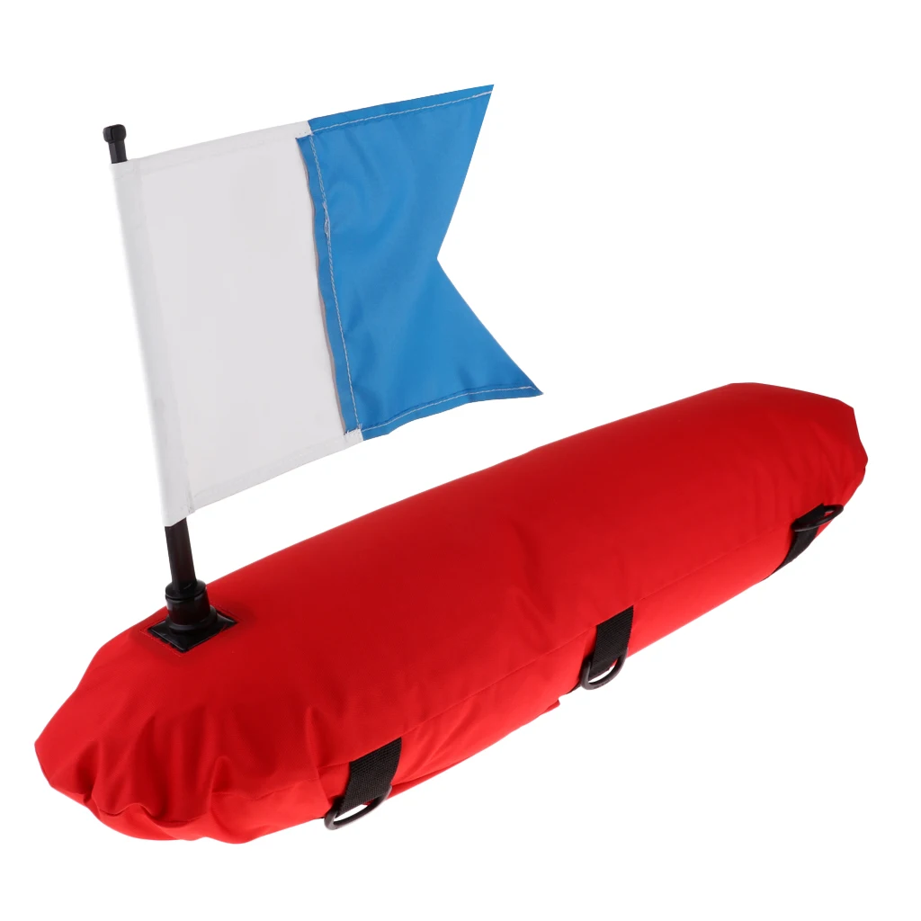 Компактный поплавок для дайвинга и флаг, надувная поверхность маркерный буй сигнальный поплавок для подводного плавания, подводного