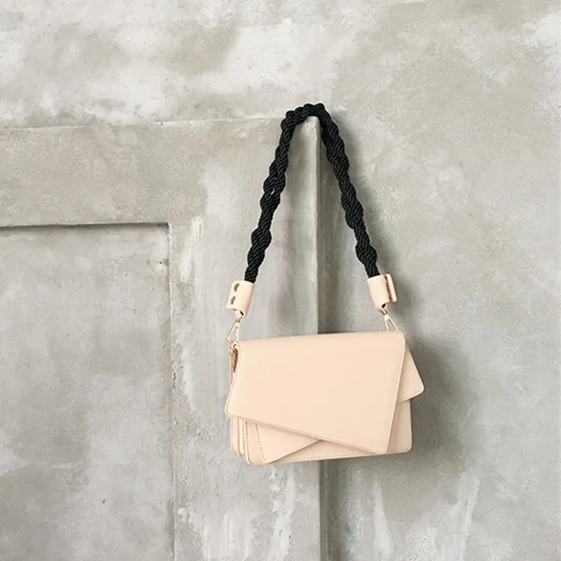 

Fashion Irregular Weave Women Handbags PU Leather Women's Bag Casual Shoulder Messenger Bag Crossbody Bags for Women Purses Tote