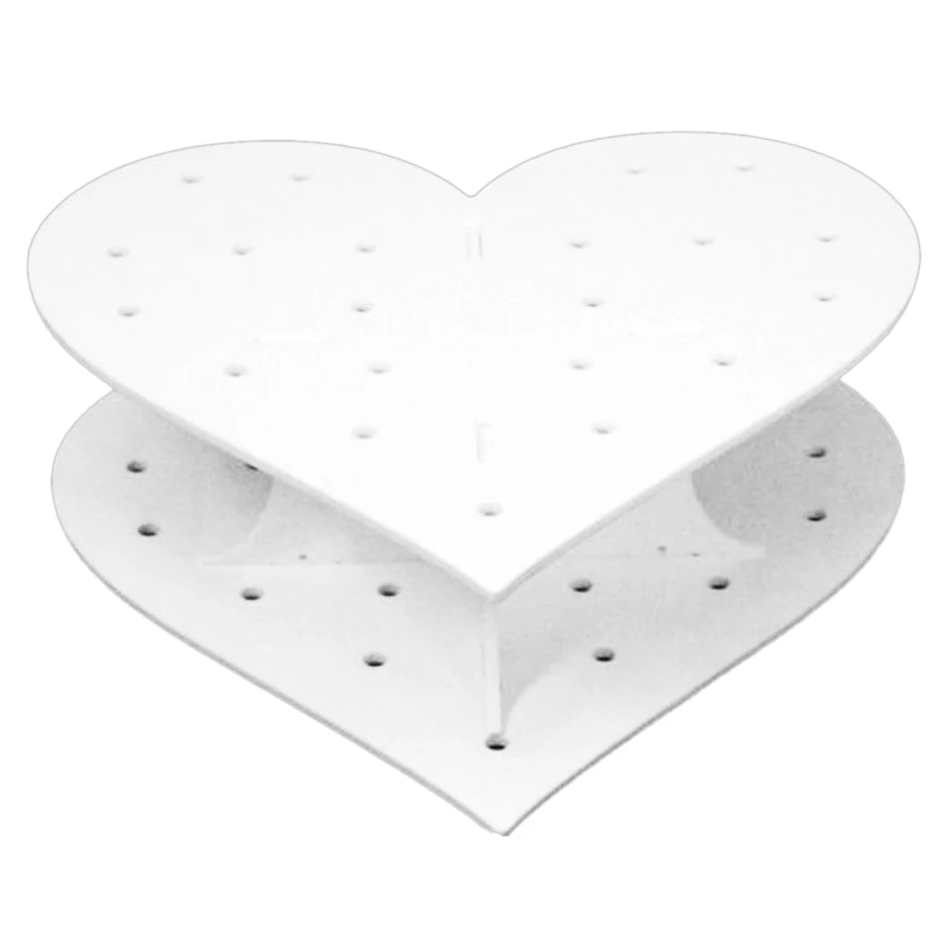 3-Tier 42 Holes Plastics Cake Pop Lollipop Cupcake Display Stand Wedding Party Decor Candy Stand Cake Tool Birthday Party Supply