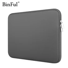 BinFul Neoprene laptop notebook case Women Men sleeve Computer Pocket 11″12″13″15″15.6″ for Macbook Pro Air Retina Carry 14 inch