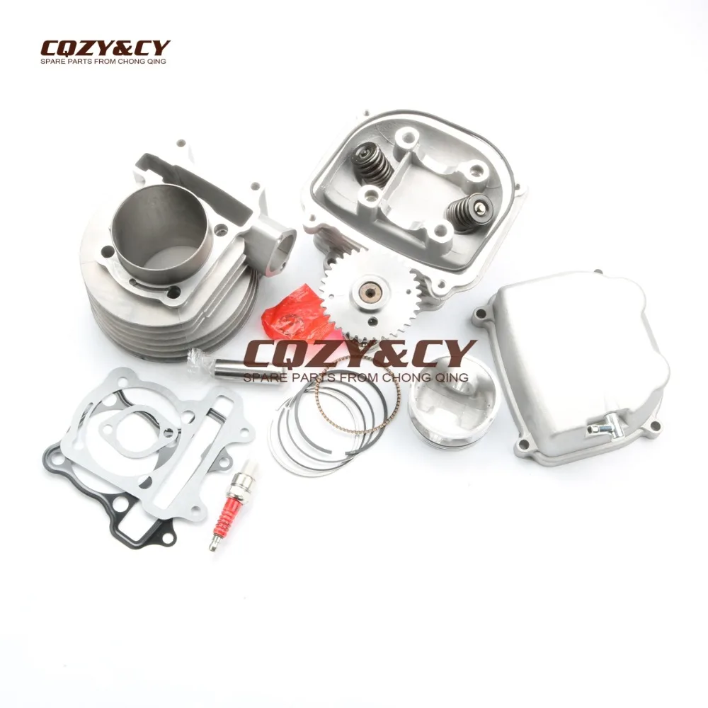 

61mm 180cc Big Bore Kit & Cylinder Head & A11 Cam for GY6 ATV 157QMJ 150cc