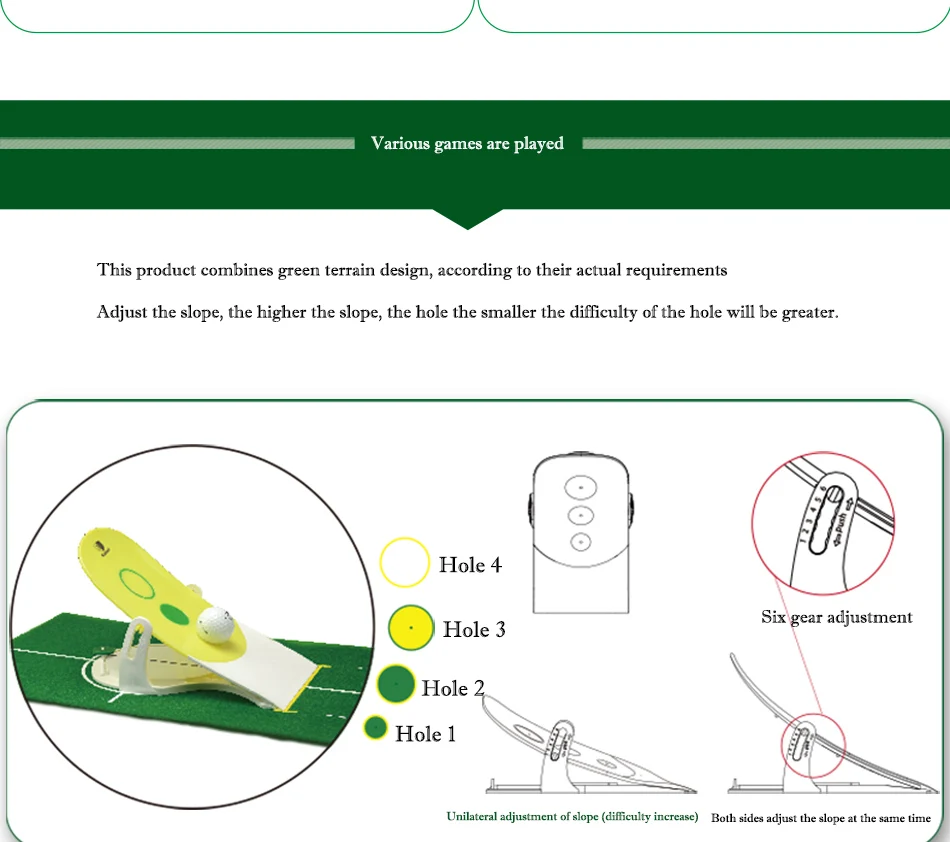 Гольф тренировочная клюшка подкладка для гольфа зеленый Крытый спортивный гольф клюшки Практика Учебные пособия для гольфа