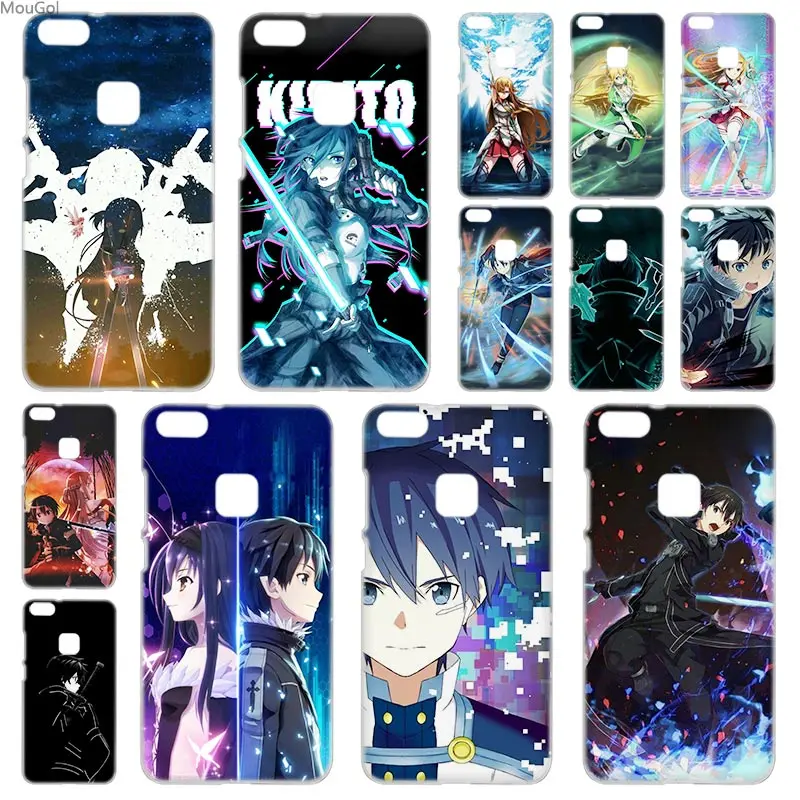 

MouGol Sword Art Online SAO Anime hard Shell case cover for Huawei P8 P9 P10 P20 Lite 2017 Plus Pro Mate10 Lite Smart