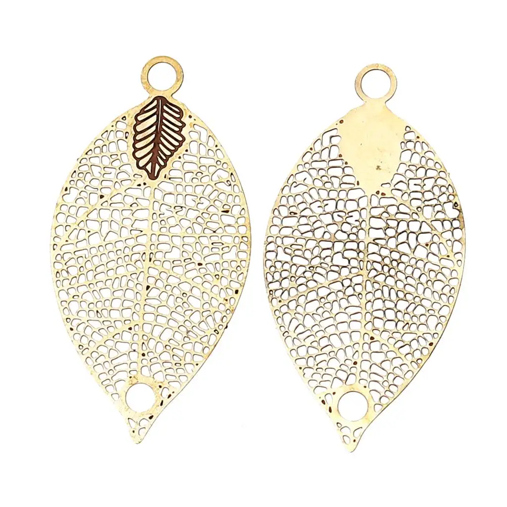 DoreenBeads النحاس/النحاس موصلات النتائج مجوهرات ورقة النحاس لهجة فارغة 31 ملليمتر (1 2/8 \