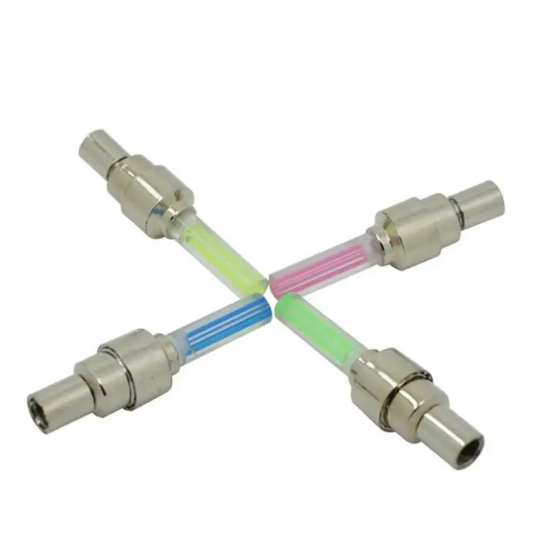 Discount Bike Accessories Bicycle Light Colorful LED Bike light Car Tyre Cycling bycicle Wheel Valve Caps Spokes lights 2