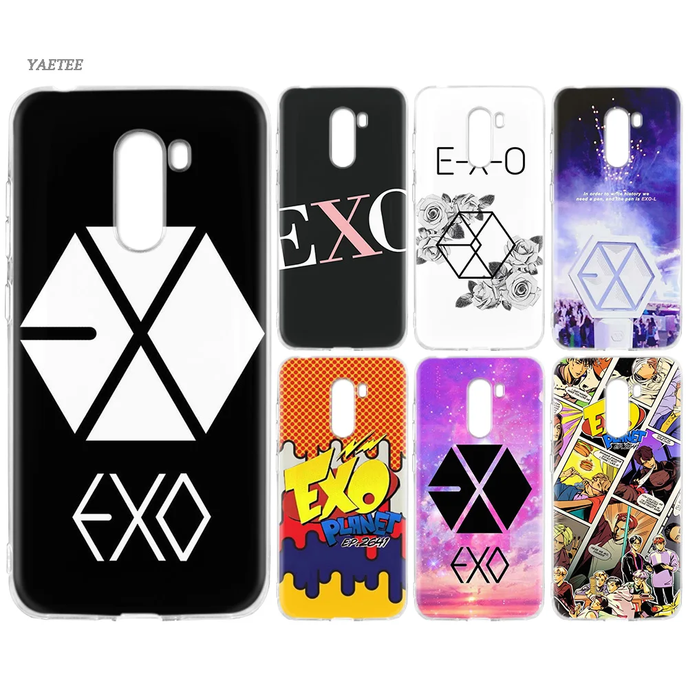 

Print Silicone Back Case For Xiaomi Pocophone F1 Mi 8 lite Play Redmi 5 Plus Note 7 6 Pro 5A 4 4X Cover EXO EVE
