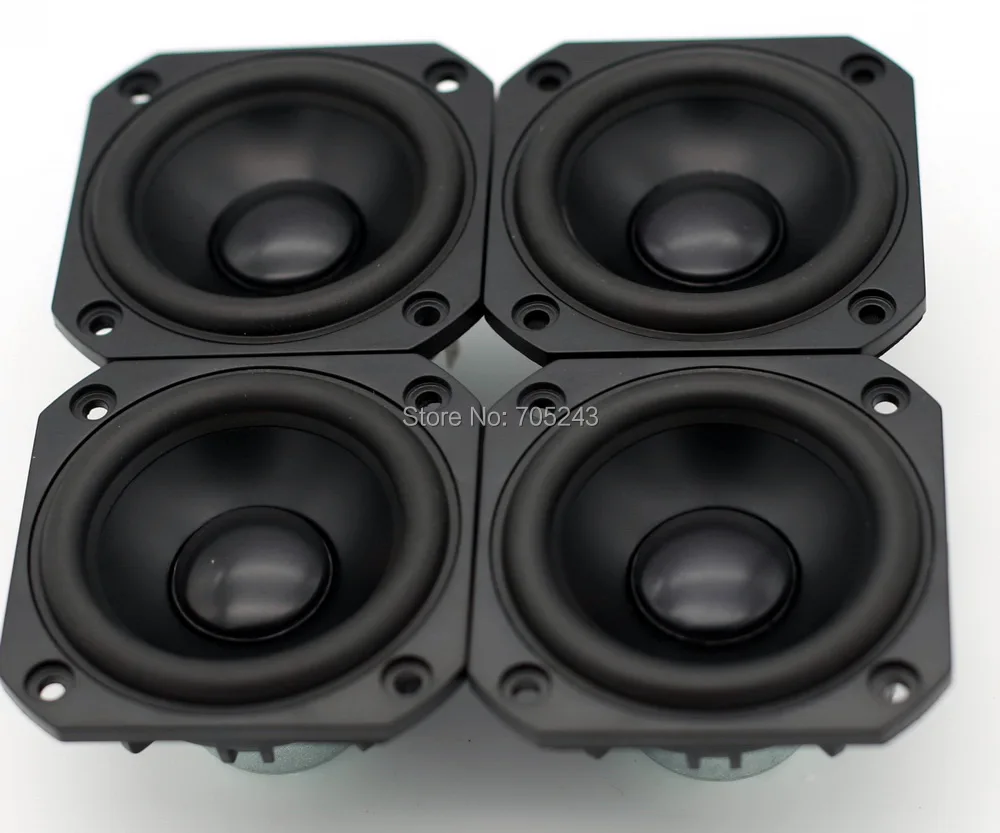 4 шт. peerless Hi Fi 3 дюйма алюминиевый конус Nd магнит fullrange динамик стол аудио 8 ohm 50W|8