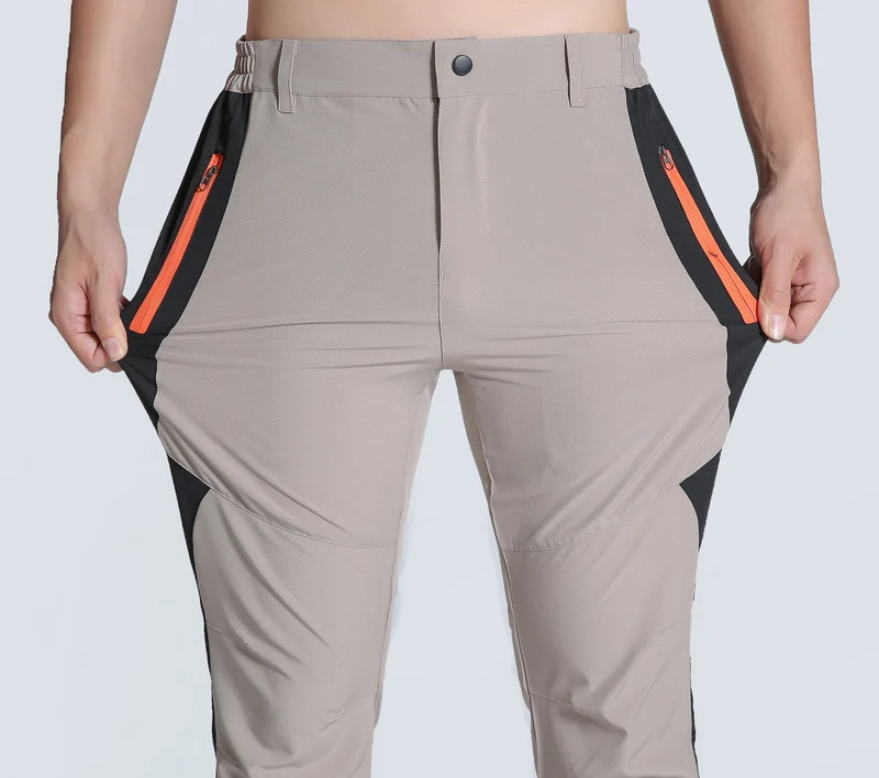 LoClimb marca verano Ultra-Delgado estiramiento pantalones de senderismo al aire libre Camping ciclismo senderismo rápida seco Pantalones deportivos para hombres, AM233 LoClimb marca verano Ultra-Delgado estiramiento pantalones de senderismo al aire libre Camping ciclismo senderismo rápida seco Pantalones deportivos para hombres, AM233