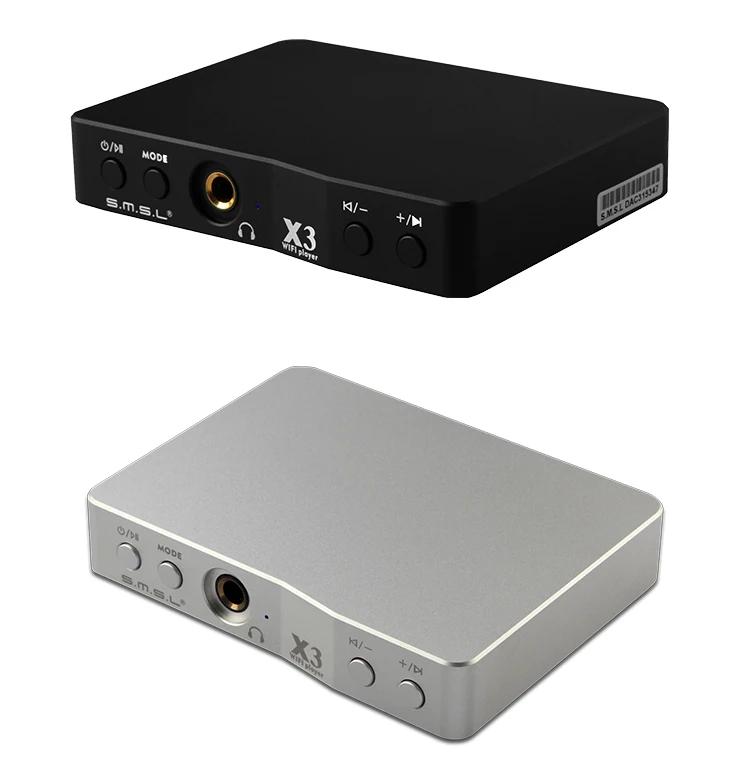 

SMSL-X3 Amplifier Hifi High-fidelity WIFI Streaming Media Player U Disk SD Card black color