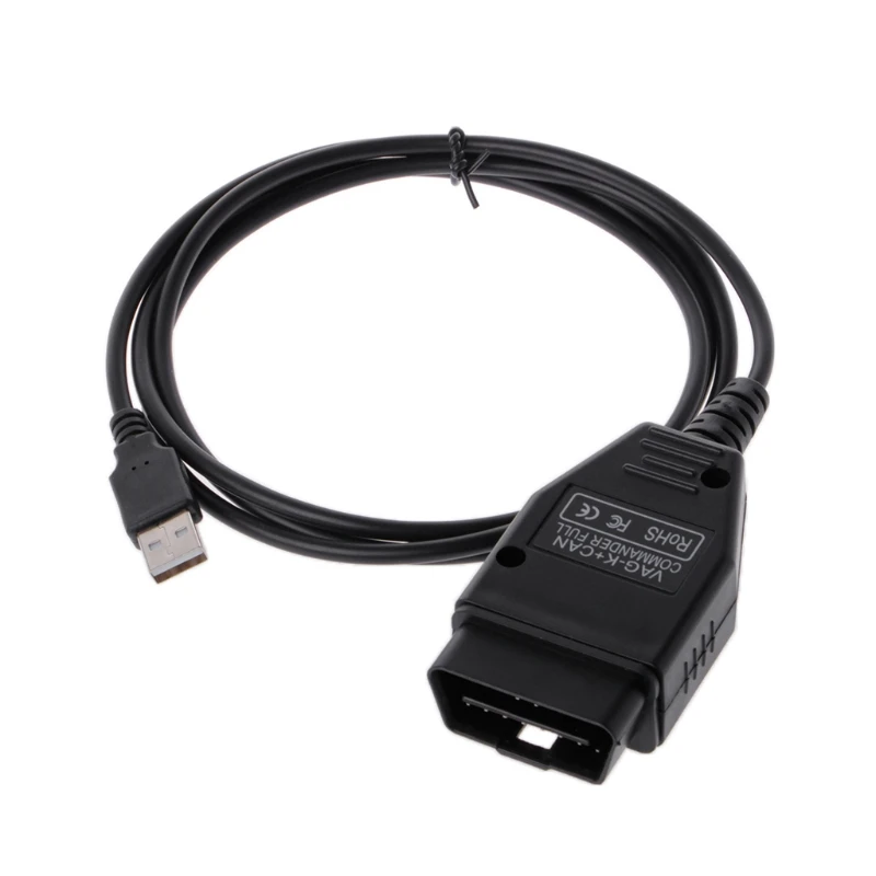 Новинка 2019 диагностический сканер OBDII VAG K + CAN Commander 1 4 с кабелем obd2