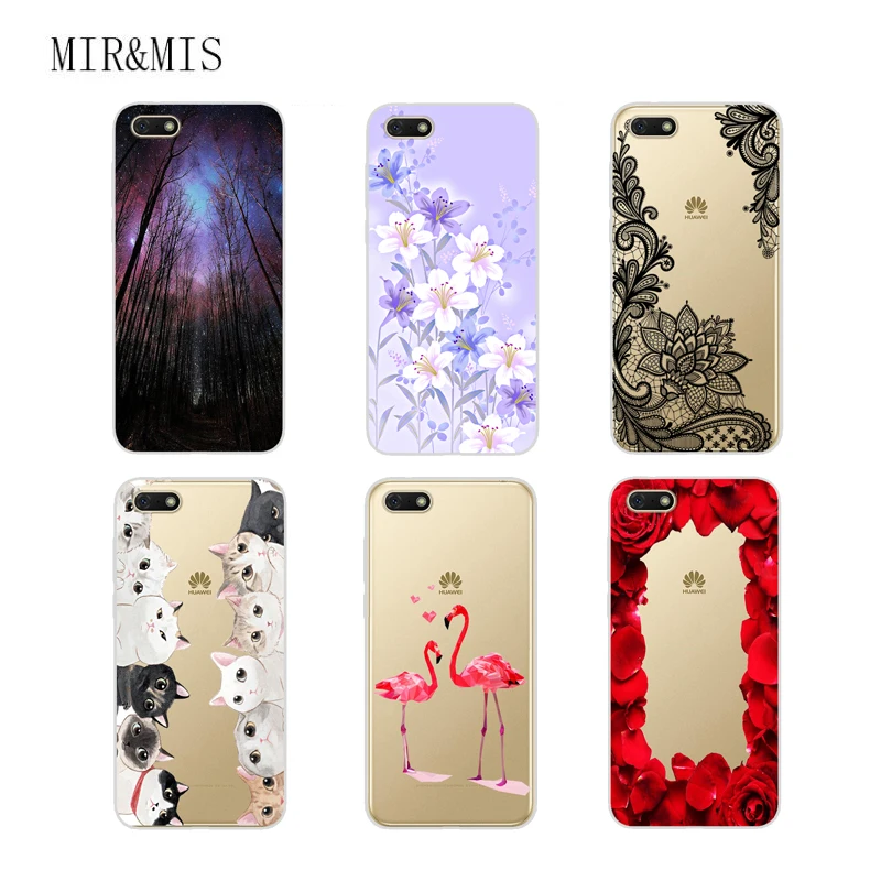 Case For Huawei Honor 7a Dua-L22 5.45 Inch Soft Transparent Printing Drawing Silicone Phone Cover 7A |
