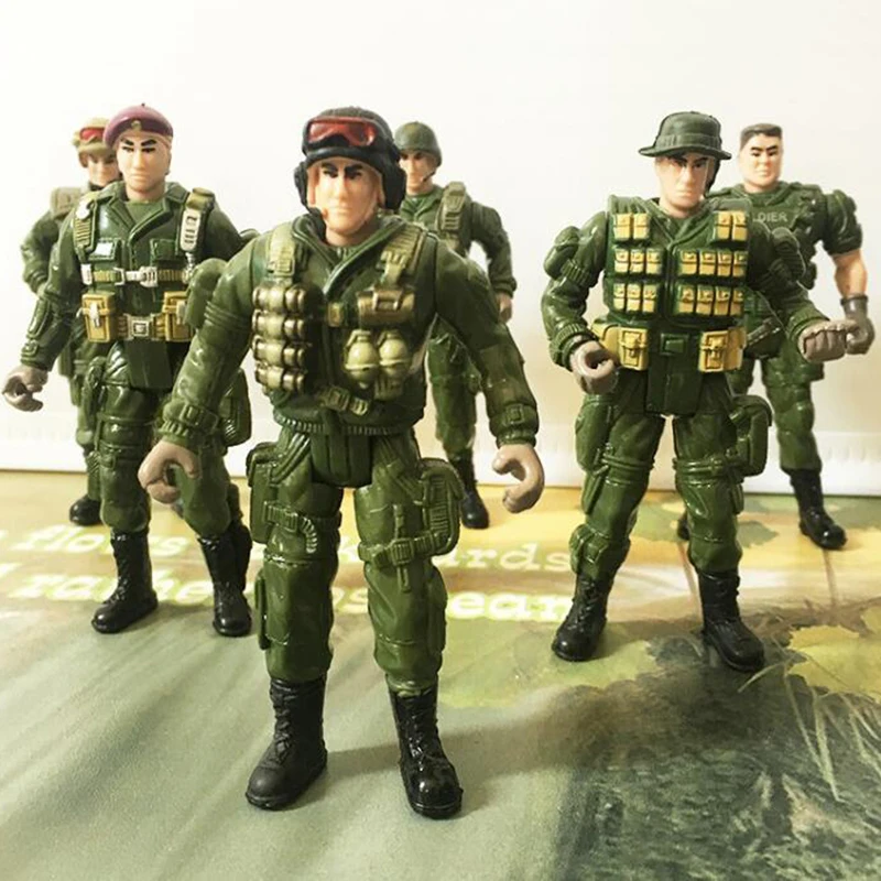 Военная модель Фигурка военный спецназ солдатская Униформа игрушка солдатский
