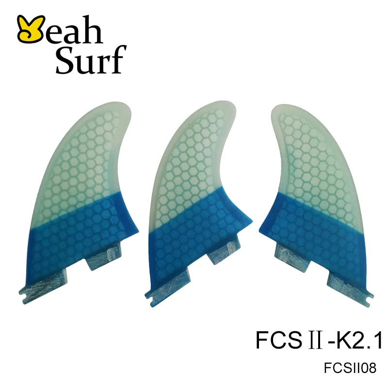 

Fins FCS2 K2.1 Honeycomb Fibreglass Surf FCSII Fins