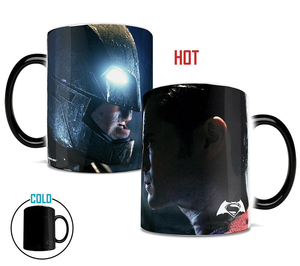 superman vs batman Dishwasher&Microwave Safe coffee mugs