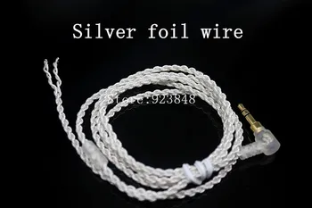 

diy earphone wire Silver foil wire/silver plated wire
