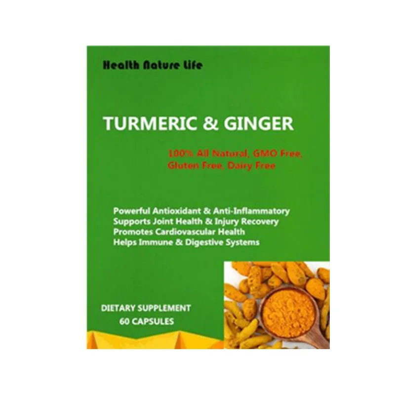 

Turmeric Curcumin with Ginger & Bioperine - Anti-Inflammatory, Antioxidant & Anti-Aging Black Pepper for Better Absorption